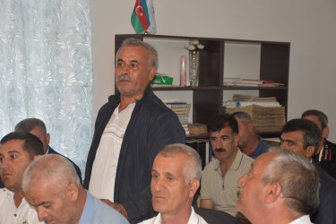Muradalılı kəndində 08.09.2026-cı il tarixdə sakinlərlə növbəti səyyar qəbul keçirilib