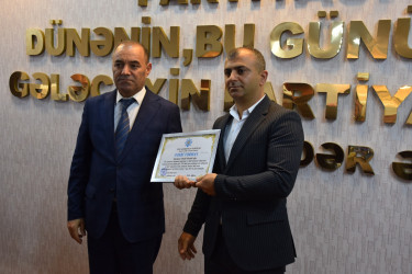 YAP İmişli rayon təşkilatının 32 illiyinə həsr olunmuş “Uğurlu gələcək, işıqlı sabah” adlı tədbir keçirilib