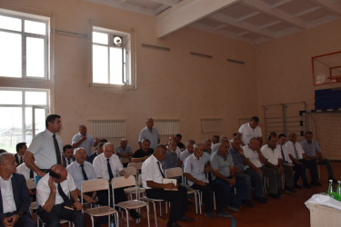 Məzrəli kəndində 28.07.2025-ci il tarixdə vətəndaşlarla səyyar görüş keçirilib