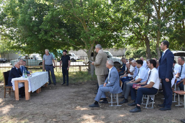 Göhərli kəndində 25.06.2024-cü il tarixdə vətəndaşlarla səyyar görüş baş tutub