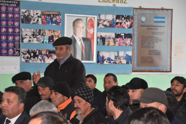 Hacırüstəmli kəndində 24.02.2026-cı il tarixdə vətəndaşlarla səyyar görüş baş tutub