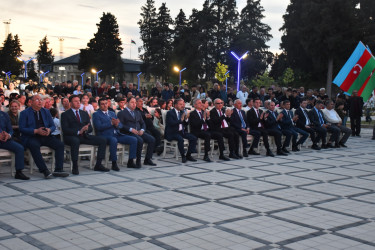 İmişlidə Ümummilli Lider Heydər Əliyevin anadan olmasının 103-cü ildönümünə həsr olunmuş konsert proqramı keçirilib