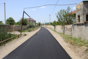 Otuzikilər küçəsinin avtomobil yolundakı asfaltlaşma işləri başa çatdırılıb