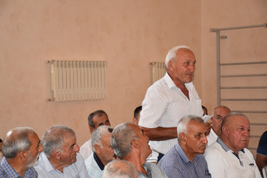 Məzrəli kəndində 28.07.2025-ci il tarixdə vətəndaşlarla səyyar görüş keçirilib