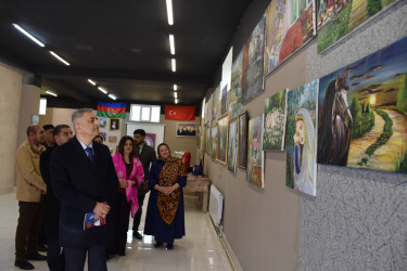 İmişlidə "Konstitusiya və Suverenlik İli" çərçivəsində rəsm sərgisi keçirilib