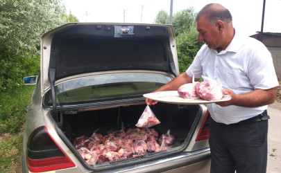 İmişlidə Qurban bayramı münasibətilə bayram sovqatları paylanılıb