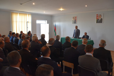 İcra başçısının növbəti səyyar görüşü 14.10.2025-ci il tarixdə rayonun Bəcirəvan kəndində keçirilib