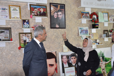 İmişlidə Vətən müharibəsi şəhidi Nemət Cavadlının doğum günündə xatirəsi anılıb