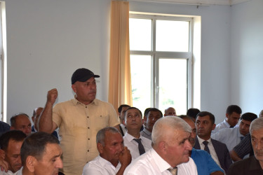 Ağaməmmədli kəndində 16.06.2026-cı il tarixdə vətəndaşlarla səyyar görüş baş tutub