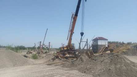 İmişlidə qanunsuz fəaliyyət göstərən qum-çınqıl karxanalarının fəaliyyətinin dayandırılması istiqamətində işlər davam edir