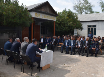 Göbəktala kəndində 13.05.2025-ci il tarixdə vətəndaşlarla səyyar görüş baş tutub