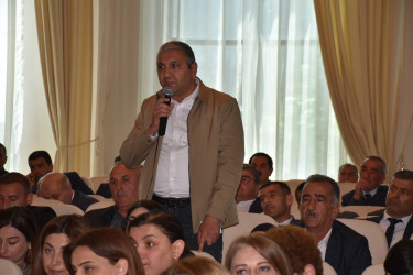 İmişlidə “Memarlıq və şəhərsalma sahəsində dövlət nəzarəti və prokurorluğun rolu” mövzusunda konfrans keçirilib