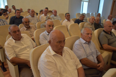Avqustun 18-də İmişli Rayon Ağsaqqallar Şurasının hesabat konfransı keçirilib