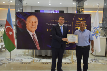 YAP İmişli rayon təşkilatının təsis olunmasının 33 illiyinə həsr olunmuş tədbir keçirilib