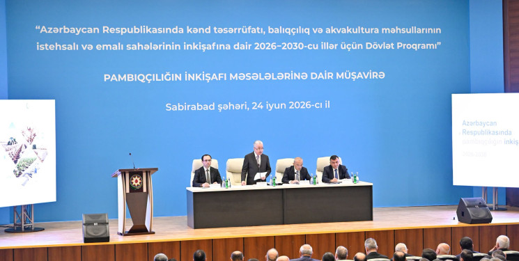 Sabirabadda pambıqçılığın inkişafına həsr olunmuş regional müşavirə keçirilib
