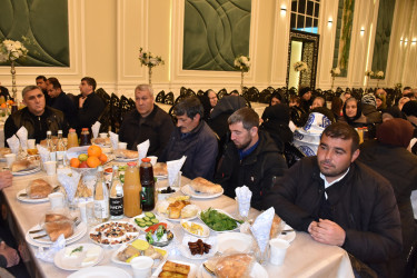 Şəhid ailələri və qazilərin iştirakı ilə İmişlidə iftar məclisi təşkil olunub