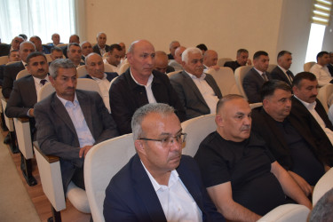 İmişlidə meşə və əkin sahələrində yanğın risklərinə qarşı regional müşavirə keçirilib
