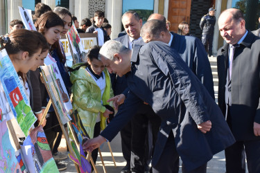 İmişlidə “8 noyabr- Zəfər günü”nə həsr edilmiş rəsm sərgi keçirilib