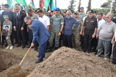 İmişlidə Birinci Qarabağ müharibəsinin şəhidi Mürşüd Nərimanov dəfn olunub