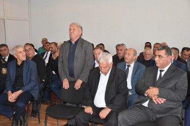 İcra başçısının növbəti səyyar görüşü 14.10.2025-ci il tarixdə rayonun Bəcirəvan kəndində keçirilib