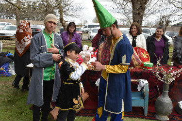 İmişli rayonunun Məzrəli kəndində Yel çərşənbəsi münasibətilə bayram tədbiri keçirilib