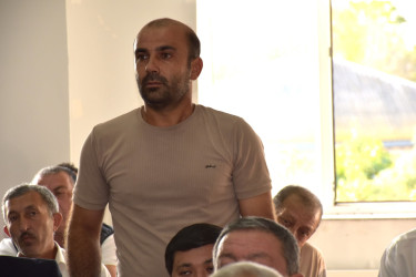 Muradxanlı kəndində 20.10.2026-cı il tarixdə vətəndaşlarla səyyar görüş baş tutub