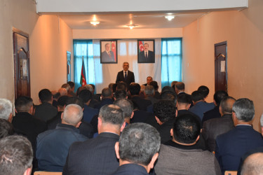 Xoşçobanlı kəndində keçirilən səyyar görüşdə vətəndaşların müraciətləri dinlənilib