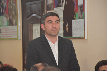 Xoşçobanlı kəndində keçirilən səyyar görüşdə vətəndaşların müraciətləri dinlənilib