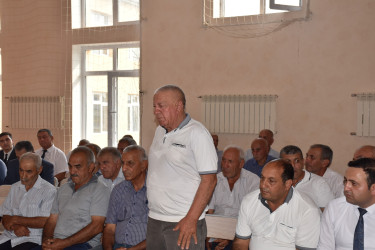 Məzrəli kəndində 28.07.2025-ci il tarixdə vətəndaşlarla səyyar görüş keçirilib