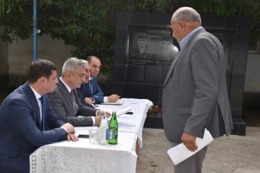 Göbəktala kəndində 13.05.2025-ci il tarixdə vətəndaşlarla səyyar görüş baş tutub