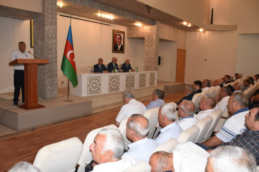 Avqustun 18-də İmişli Rayon Ağsaqqallar Şurasının hesabat konfransı keçirilib