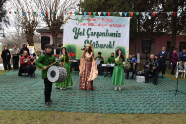 İmişli rayonunun Məzrəli kəndində Yel çərşənbəsi münasibətilə bayram tədbiri keçirilib