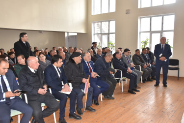 Cəfərli kəndində 03.02.2026-cı il tarixdə vətəndaşlarla səyyar görüş keçirilib