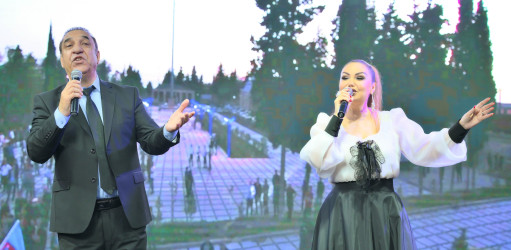 İmişlidə Ümummilli Lider Heydər Əliyevin anadan olmasının 102-ci ildönümünə həsr olunmuş konsert proqramı keçirilib