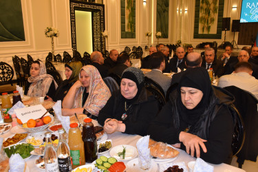 Şəhid ailələri və qazilərin iştirakı ilə İmişlidə iftar məclisi təşkil olunub