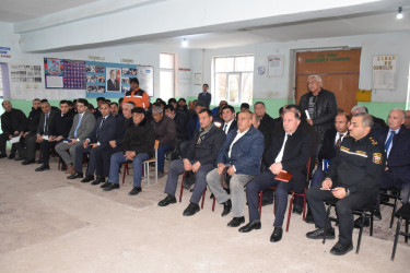 Hacırüstəmli kəndində 24.02.2026-cı il tarixdə vətəndaşlarla səyyar görüş baş tutub