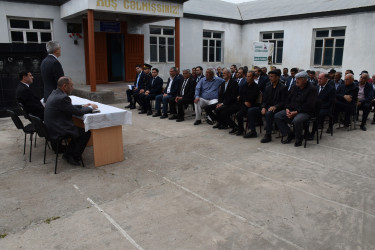 Göbəktala kəndində 12.05.2026-cı il tarixdə vətəndaşlarla səyyar görüş baş tutub