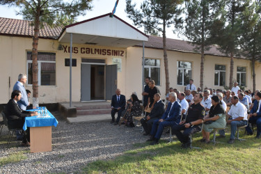 Qaraqaşlı kəndində 02.09.2025-ci il tarixdə vətəndaşlarla səyyar görüş keçirilib