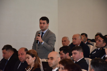 İmişlidə “Memarlıq və şəhərsalma sahəsində dövlət nəzarəti və prokurorluğun rolu” mövzusunda konfrans keçirilib