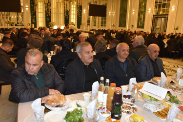 Şəhid ailələri və qazilərin iştirakı ilə İmişlidə iftar məclisi təşkil olunub