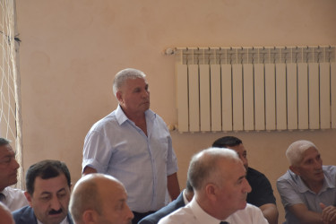 Məzrəli kəndində 28.07.2025-ci il tarixdə vətəndaşlarla səyyar görüş keçirilib